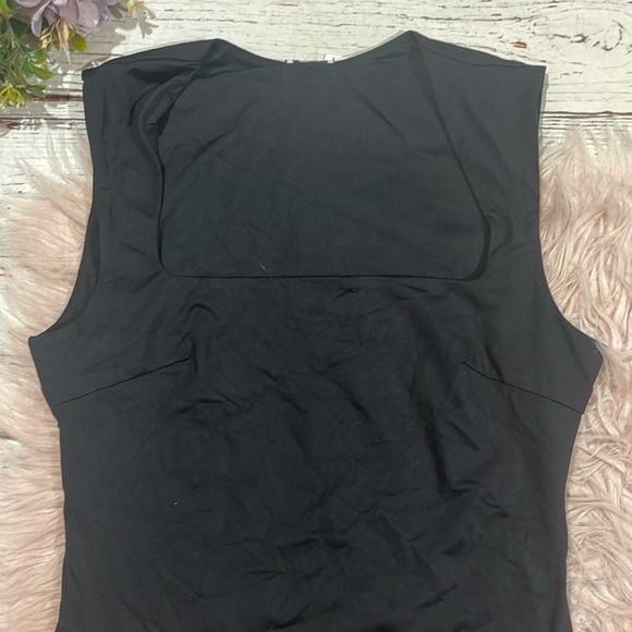 NWT Runaway x Petal Pup Square Neck Black Crop Top - Picture 3 of 7